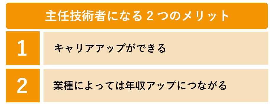 主任技術者になる2つのメリット